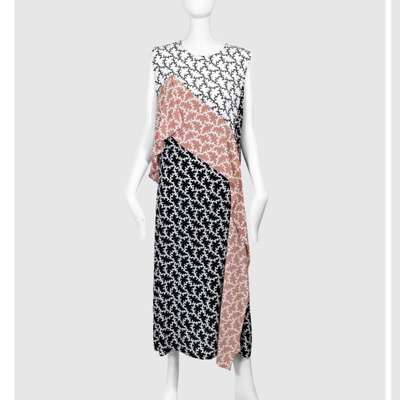 Stunning Diane Von Furstenberg 100% silk ruffle midi dress - Picture 6 of 6